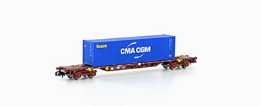 095-MF33443 - N - Containerwagen Sgs D-VTG, Ep.VI